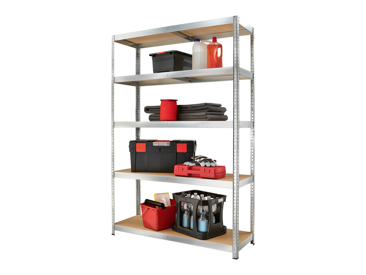 Étagère métallique Parkside® à 5 niveaux, 180 x 120 x 40 cm