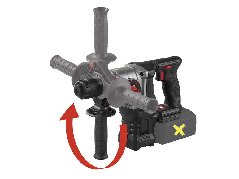 Perceuse à percussion sans fil PARKSIDE PERFORMANCE® PKHAP 20-Li C3, sans chargeur, 20 V